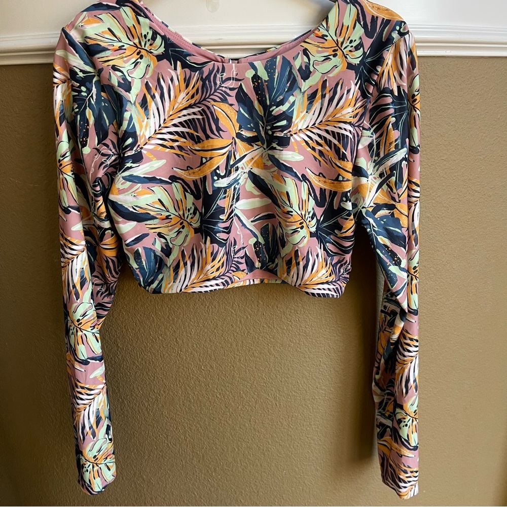 PHAX Cropped Long Sleeve Rashguard Large - Picture 7 of 11